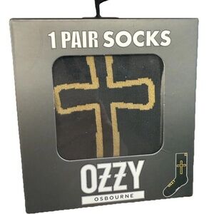 Ozzy Osbourne Socks One Pair Men’s Size 7-12 Heavy Metal NIB